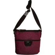 Women's/Girl's Tommy Hilfiger Small XBody Handbag (Rose/Gray Alpaca/Brown) - Hand bag - $59.00 