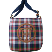 Women's/Girl's Tommy Hilfiger Small Xbody Handbag With Large TH Logo (Plaid) - Hand bag - $59.00 