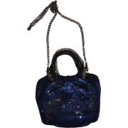 Women's Oryany Purse Mini Evening Sequin Handbag Wendy Navy - Hand bag - $165.00 