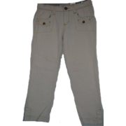 Women's Tommy Hilfiger Capri Cropped Pants White Unfinished Denim Size 2 - Pants - $36.99 