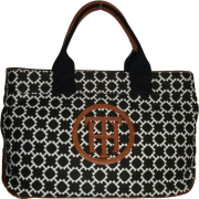 Women's Tommy Hilfiger EW Tote (Black/White) - Hand bag - $99.00 