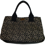 Women's Tommy Hilfiger Ew/medium Iconic Tote (Black Alpaca) - Hand bag - $95.00 