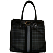 Women's Tommy Hilfiger Large NS Tote (Gray Plaid) - Borse - $99.00  ~ 85.03€