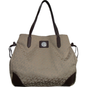 Women's Tommy Hilfiger Large Tote Handbag (Beige Alpaca) - Hand bag - $109.00 