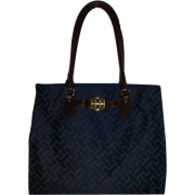 Women's Tommy Hilfiger Large Tote Handbag (Navy/Blue Large Logo) - Hand bag - $99.00 