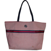 Women's Tommy Hilfiger Large Tote Handbag (Pink/White/Navy) - Hand bag - $79.00 