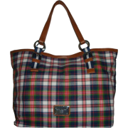 Women's Tommy Hilfiger Large Tote Handbag (Plaid) - Hand bag - $129.00 