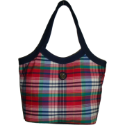 Women's Tommy Hilfiger Large Tote Handbag (Red Plaid) - Hand bag - $89.00 