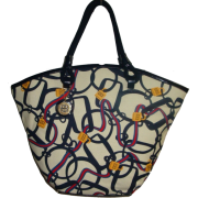 Women's Tommy Hilfiger Large Tote Handbag (White/Navy/Gold/Red/Blue) - Hand bag - $139.00 