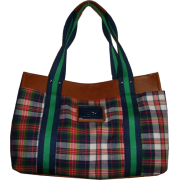 Women's Tommy Hilfiger Medium Iconic Handbag (Plaid) - Hand bag - $99.00 