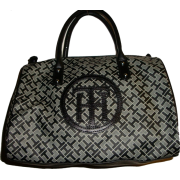 Women's Tommy Hilfiger Satchel Style Handbag (Black Alpaca) - Hand bag - $95.00 