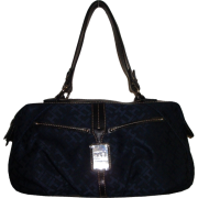 Women's Tommy Hilfiger Satchel Style Handbag (Navy Alpaca) - Hand bag - $89.00 