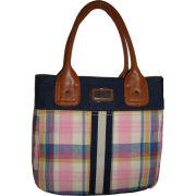 Women's Tommy Hilfiger Small Tommy Tote Handbag (Plaid) - Hand bag - $89.00 