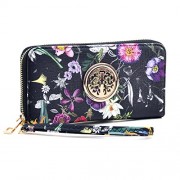 Women Fashion Floral Vegan Leather Wallet Purse for Women Credit Case Wristlet Wallet - Accesorios - $12.99  ~ 11.16€