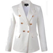 Women blazer white - Gürtel - $65.00  ~ 55.83€