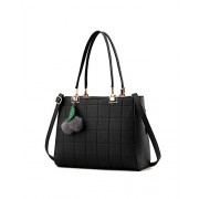 Womens OL Work Place Top-handle Tote Roomy Pockets Wallet Handbag Medium Fashion Satchel - Bag - $31.99 