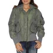 Womens Tommy Hilfiger Windproof Insulated Warm Winter Hoodie Down Jacket / Feather Coat - Army Green Army Green - Jacket - coats - $149.99 