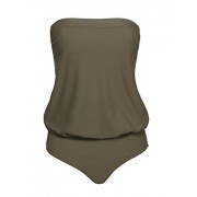 Women's Bandeau Blouson Swimsuit - Swimsuit - $29.99 