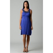 Women's Beaded Neckline Sleeveless Dress - Dresses - $17.50 