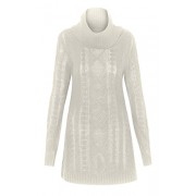 Women's Cowl Neck Long Sleeve Warm Ribbed Knit Pullover Tunic Sweater - Košulje - kratke - $19.00  ~ 120,70kn