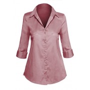 Women's Fitted Classic Button Down Shirt with Stretch - Košulje - kratke - $9.98  ~ 63,40kn