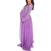 Women's  Maternity Dress Purple Lilac - People - $24.99 
