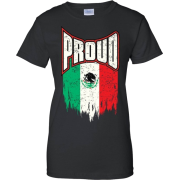 Women's Proud Mexican Flag Juniors T-Shi - T-shirt - $12.00  ~ 10.31€