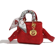 Womens Small Autumn Pu Leather Lingge Vintage Style Square Zipper Handbag - 手提包 - $18.17  ~ ¥121.75