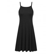 Women's Spaghetti Strap Short Dress Trapeze Sleeveless Cami Dress Casual Sundress - Dresses - $16.99  ~ £12.91