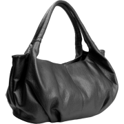 YELENA Everyday Top Double Handle Bowler Hobo Shoulder Bag Shopper Tote Satchel Handbag Purse Black - Hand bag - $27.50 