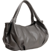 YELENA Everyday Top Double Handle Bowler Hobo Shoulder Bag Shopper Tote Satchel Handbag Purse Grey - Hand bag - $27.50 