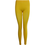 Yellow Seamless Leggings Full Length - Rajstopy - $7.90  ~ 6.79€