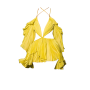 Yellow dress - Dresses - 