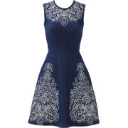 Yoana Baraschi Navy Lotus Moon Dress - Dresses - 