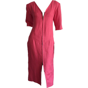 Yves Saint Laurent linen dress 1980s - Obleke - 