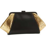 Z Spoke Zac Posen Posen Clutch Black/Gold - Clutch bags - $250.00 