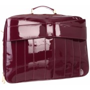 Z Spoke Zac Posen Shirley ZS1344 Weekender Burnt Plum Patent - Borse - $225.00  ~ 193.25€