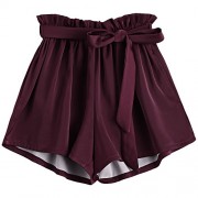 ZAFUL Women High Waisted Casual Soft Belt Shorts - pantaloncini - $17.99  ~ 15.45€