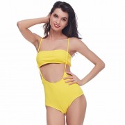 ZAFUL Women Sexy Push Up Padded High Fork Bikini Sling Bikini Swimsuits Bikinis Set - Swimsuit - $5.99 