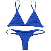 ZAFUL Women's 2 Pcs Bikini Triangle Top Brazilian Bottom Swimwear Swim Suit - Swimsuit - $11.99 
