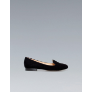 ZARA BASIC VELVET SLIPPER  - Balerinki - 200,00kn  ~ 27.04€