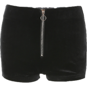 Zipper peach hip shorts - Calções - $19.99  ~ 17.17€