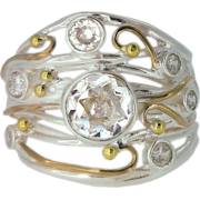 Zirconia Bling Ring Sterling Silver & Go - Predmeti - £79.00  ~ 89.28€
