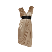 Zlatna haljina - Dresses - 