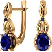 Серьги Тайна сапфира - Earrings - $1,318.51 