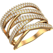 Золотое кольцо Хит - Pierścionki - $195.81  ~ 168.18€