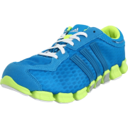 adidas CC Ride Running Shoe (Big Kid) Sharp Blue/Metallic Silver/Electricity - Sneakers - $36.34 