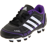 adidas Ezeiro II TRX FG Soccer Cleat (Toddler/Little Kid/Big Kid) Black/White/Sharp Purple - Sneakers - $22.99 