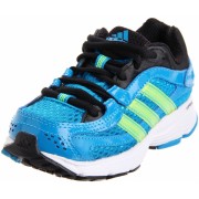 adidas Falcon 4 US Running Shoe (Little Kid/Big Kid) Sharp Blue/Electricity/Black - Sneakers - $25.00 