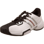 adidas Little Kid/Big Kid Barricade Team Xj Tennis Shoe Running White/Black/Light Scarlet - Кроссовки - $54.99  ~ 47.23€